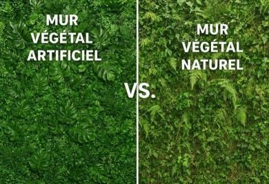 Mur végétal artificiel ou naturel